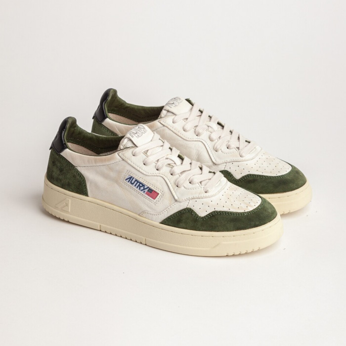 MEDALIST SNEAKERS WASHED GS (GOAT/SUEDE) MILITARY GREEN GS22