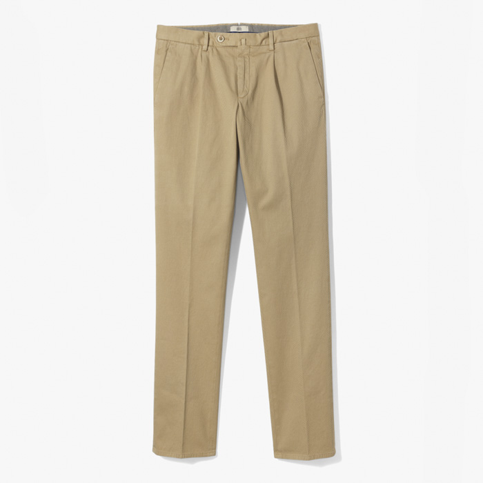 811 SLIM FIT GARMENTDYED PANT (CAVALLERY STRETCH) SAND