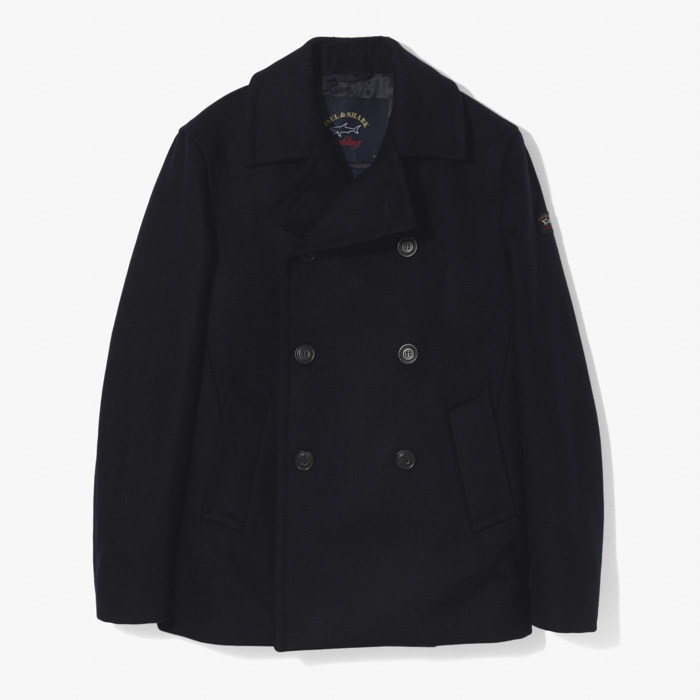 ECO WOOL PEACOAT NAVY