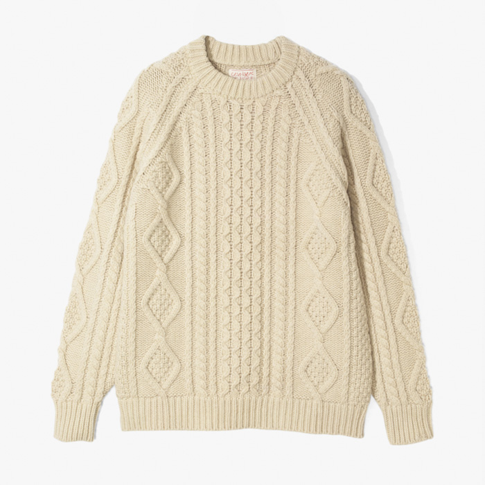 STEVE CREWNECK KNITWEAR ECRU