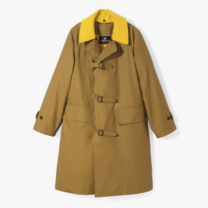 TYNE DUFFLE COAT (STAYWAX COTTON) BEIGE