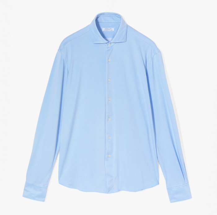 ACTIVE SLIM SHIRT (SOLID) SKY BLUE