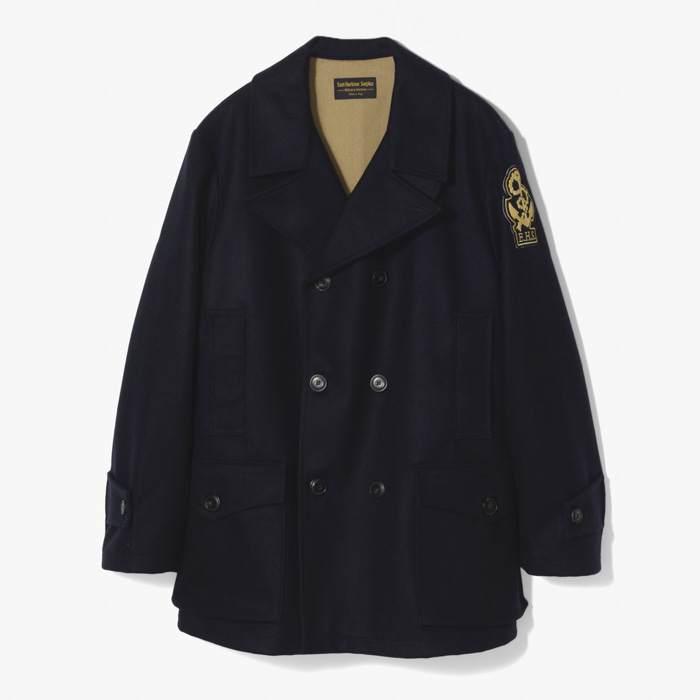 NELSON 114 NAVY PEACOAT (WATERPROOF MELTON) NAVY