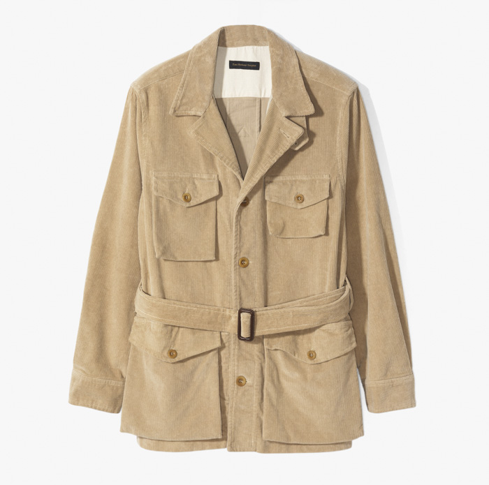 UENO 101 SPORT JACKET (WASHED CORDUROY) BEIGE