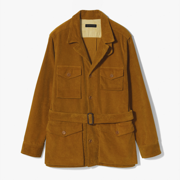 UENO 101 SPORT JACKET (WASHED CORDUROY) MUSTARD