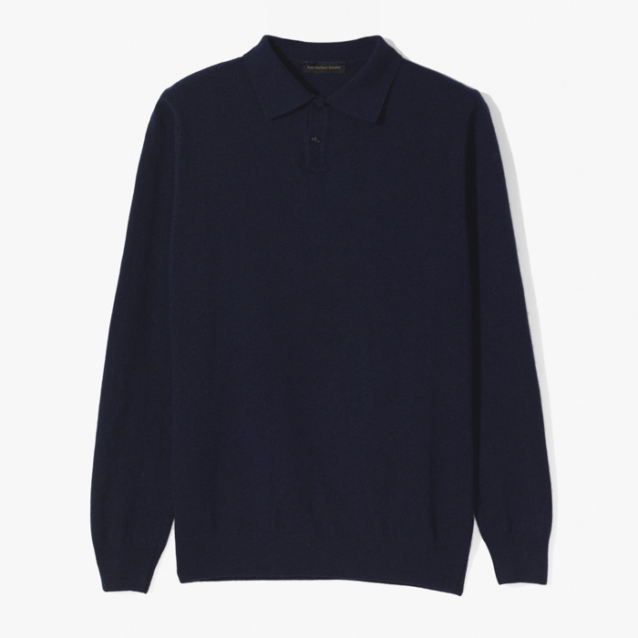 ERNST 220 POLO KNITWEAR (LAMBSWOOL) BLUE