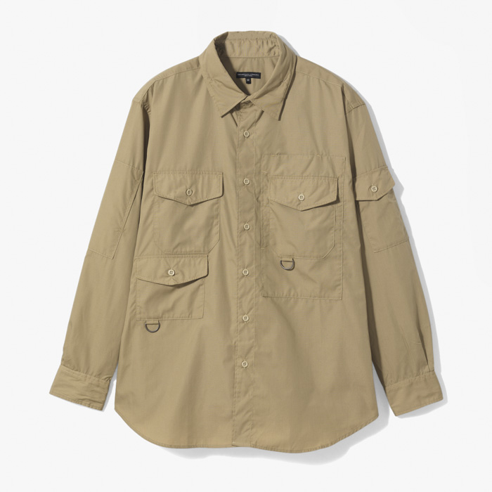 TRAIL SHIRT (LT.WEIGHT PC POPLIN) KHAKI