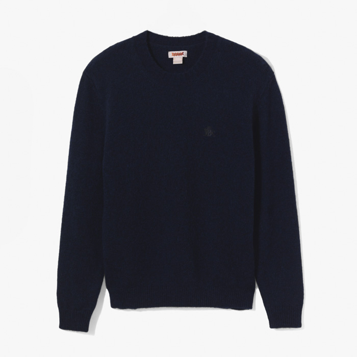 SOFT WOOL CREW NECK NAVY