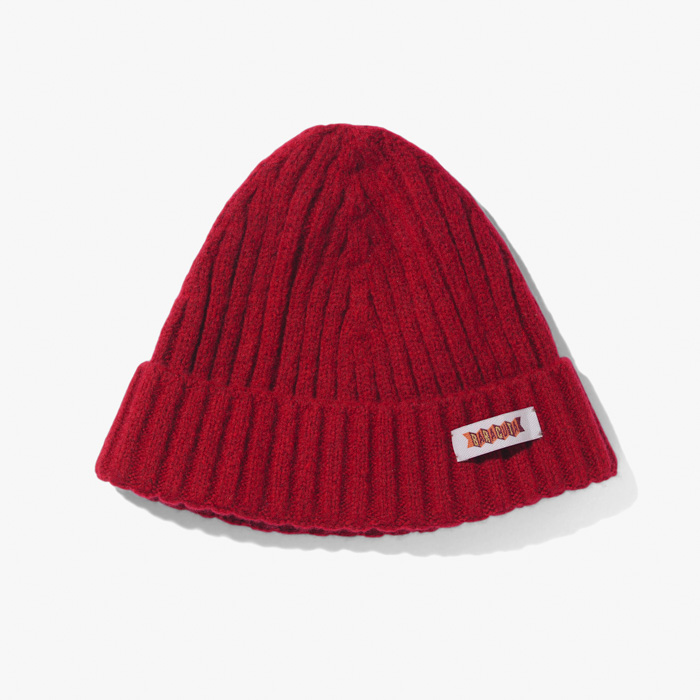 SOFT WOOL BEANIE RED