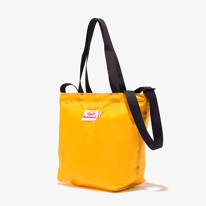 MINI PACKABLE TOTE BAG (1.9oz RIPSTOP NYLON) GOLD