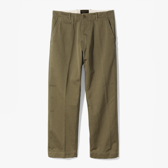 AXEL 121 WIDE CHINO PANT (DOUBLE TWISTED) KHAKI