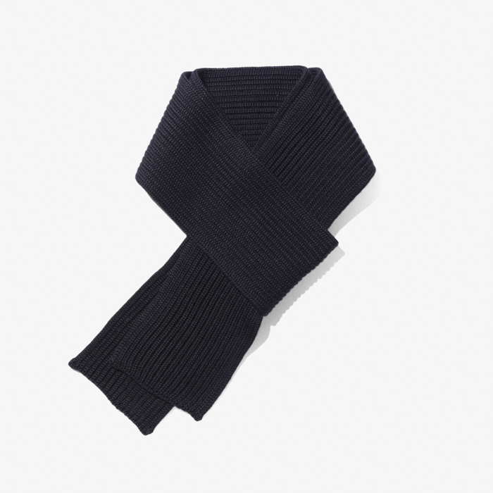 SHORT SCARF BLACK