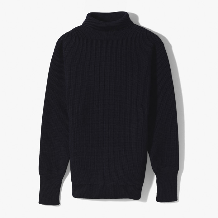 SAILOR TURTLENECK KNIT NAVY