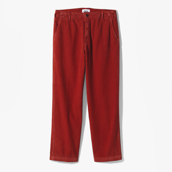 NEW ENGLAND CORDUROY PANT (PIGMENT STONE WASH) RUST