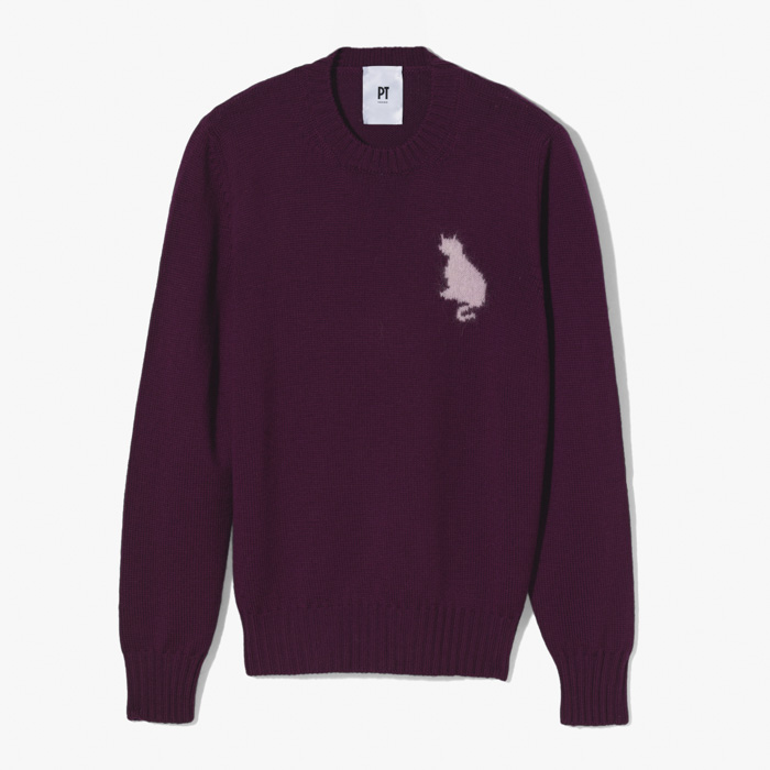 CREWNECK KNITWEAR PURPLE