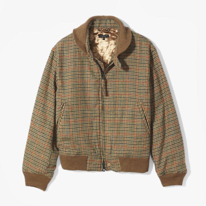 LL JACKET (ACRYLIC WOOL GUNCLUB CHECK) KHAKI