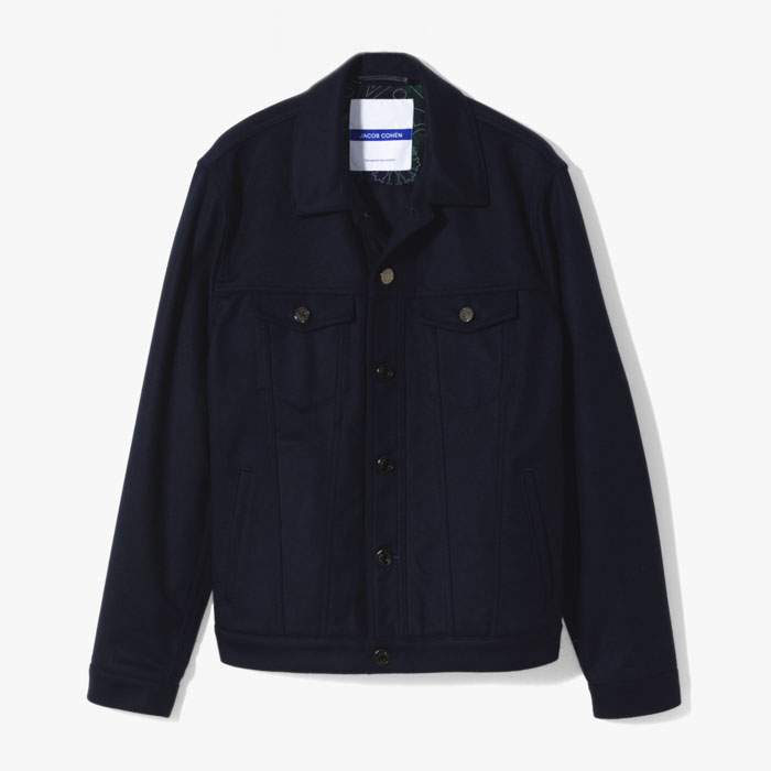 TRUCKER JACKET DARK NAVY