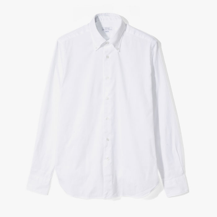 (ST) B.D OXFORD SHIRT WHITE