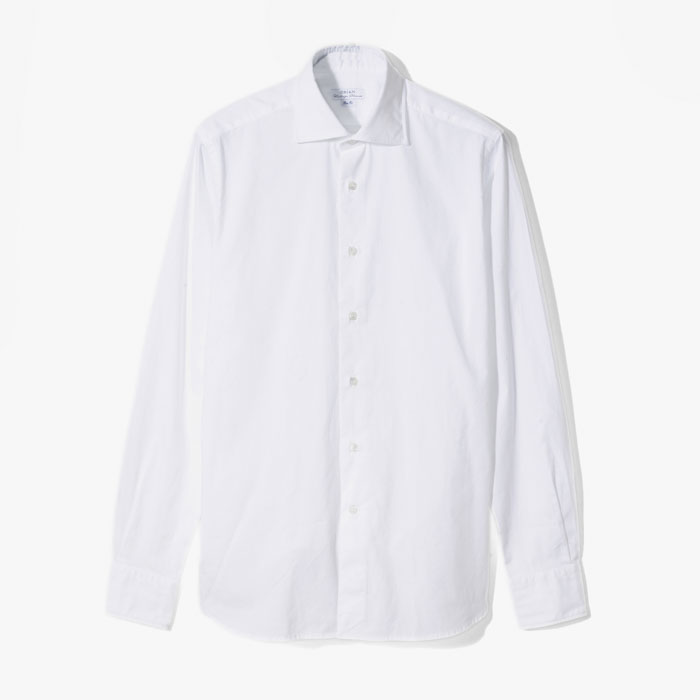 (ST) PIN POINT DRESS SHIRT WHITE