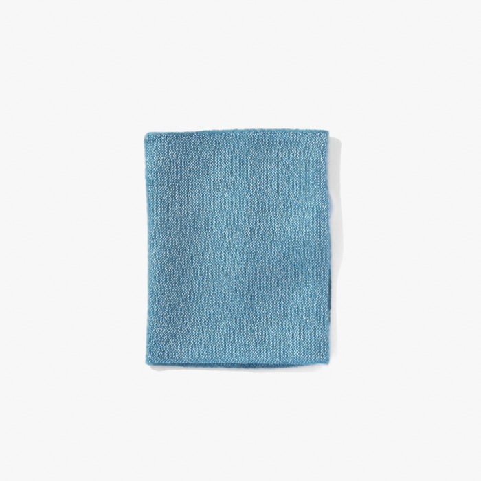 POCHETTE (CASHMERE SILK) TURQUOISE BLUE