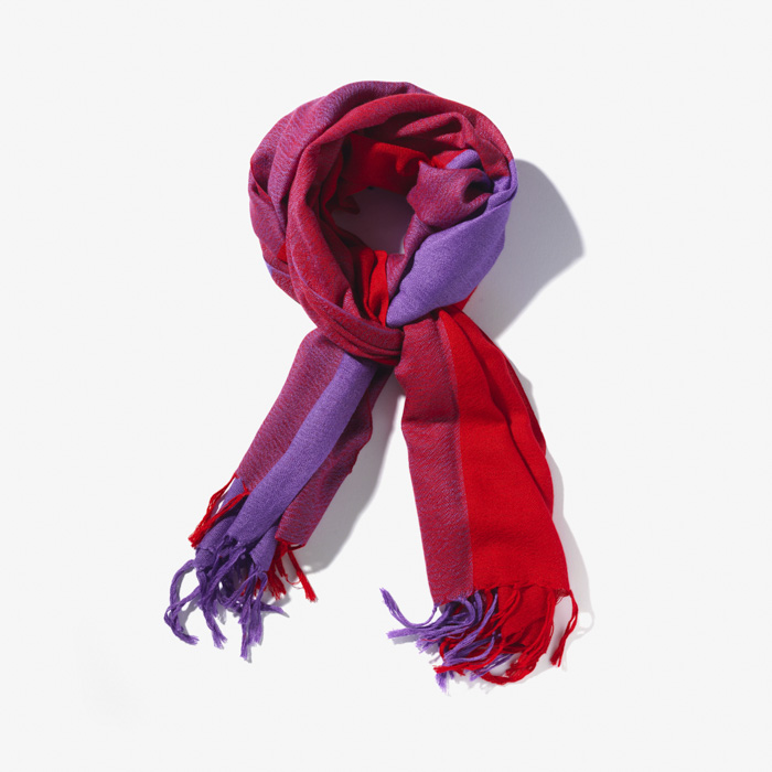 2.0 SCARF (CASHMERE SILK) RED