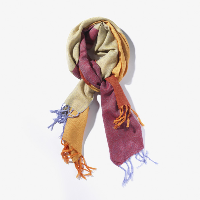 2.0 SCARF (CASHMERE SILK) RUST