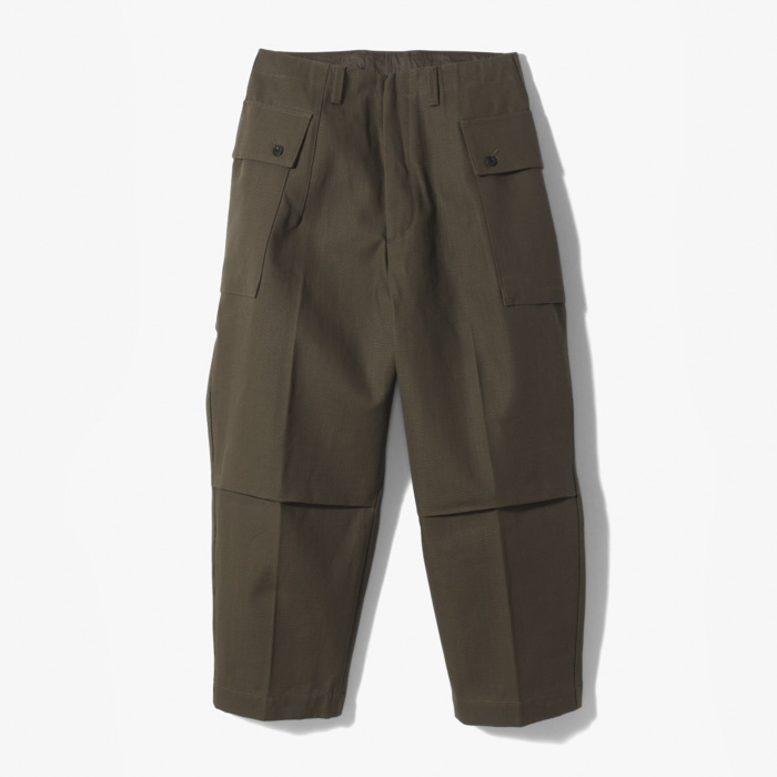 WIDE PANT (14OZ OXFORD) OLIVE