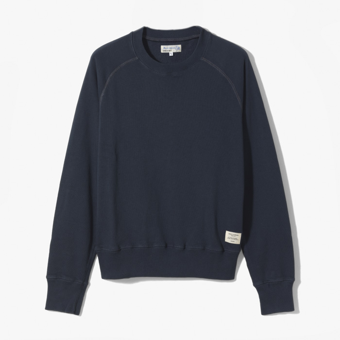 SWEATSHIRT (RETRO FLEECE PIGMENT DYED RELAXED FIT) NAVY