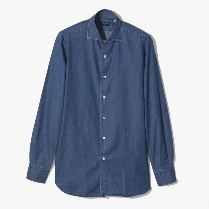 NAPOLI ZANTE DENIM SHIRT BLUE