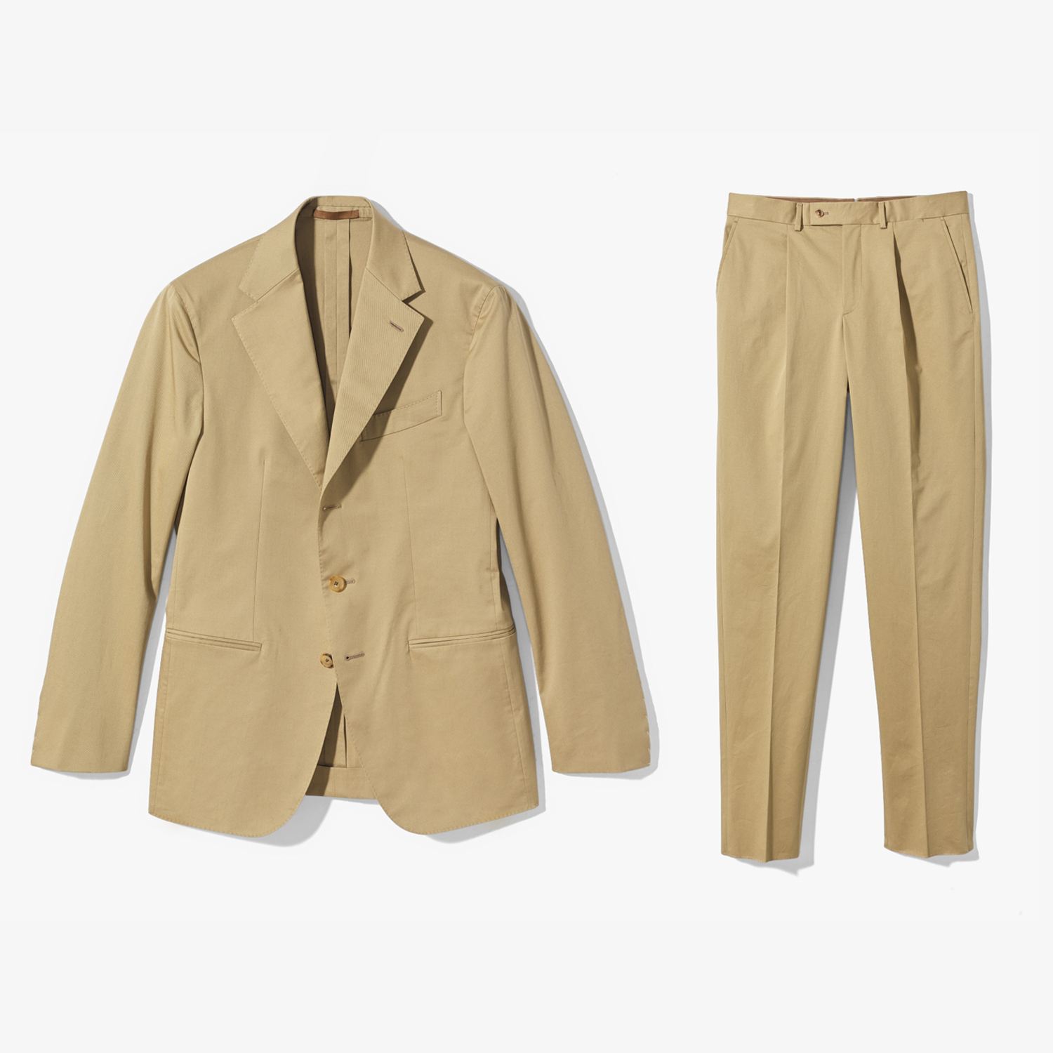 AIDA SUIT (COTTON TWILL) BEIGE