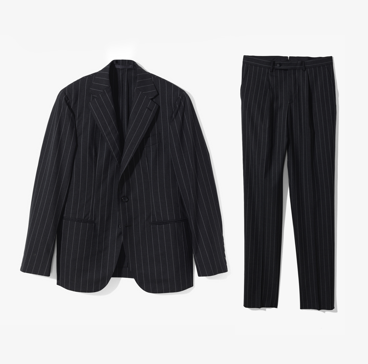 AIDA SUIT (CHALK STRIPE) DARK GRAY