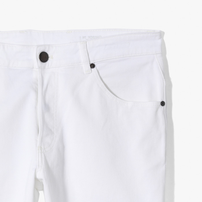 REBEL DENIM PANTS (SUPERWHITE STRETCH DENIM 11oz) WHITE