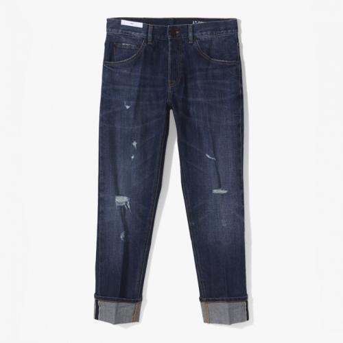 DUB DENIM PANTS (REGULAR FIT ORGANIC STRETCH SELVEDGE DENIM 12oz ) INDIGO