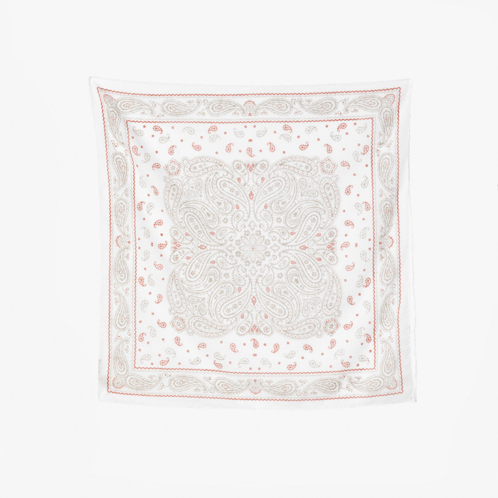 COTTON BANDANA WHITE