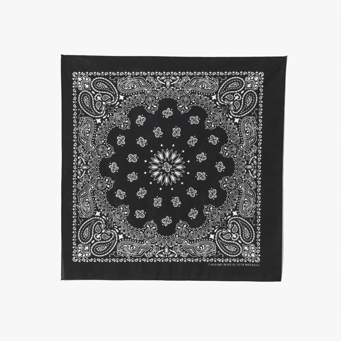 PAISLEY BANDANNA BLACK