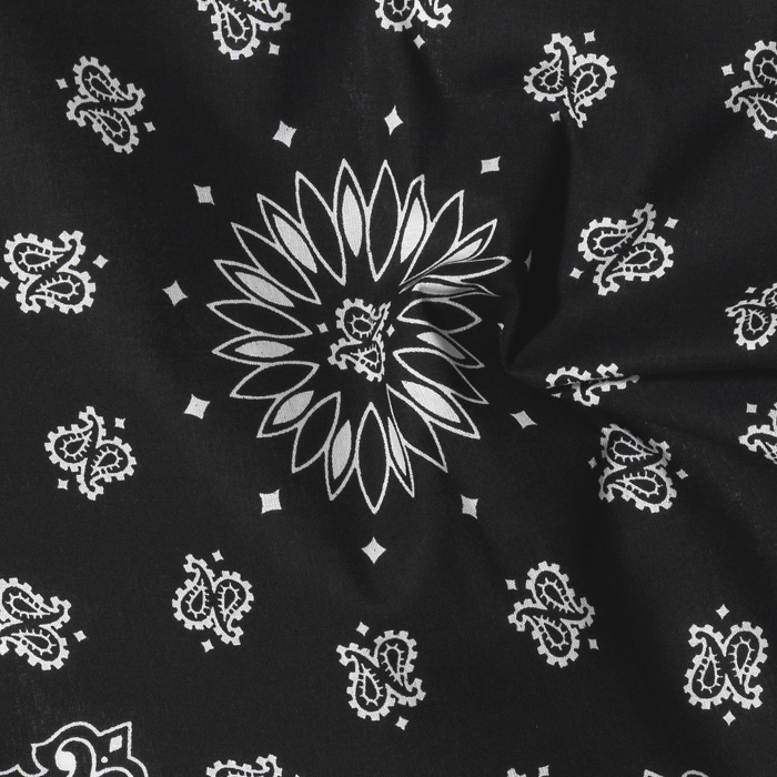 PAISLEY BANDANNA BLACK