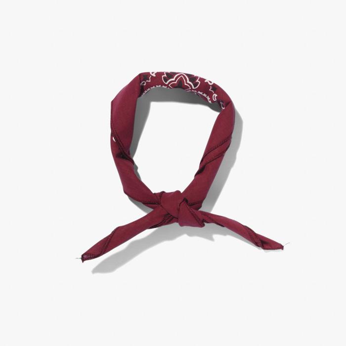 PAISLEY BANDANNA BURGUNDY