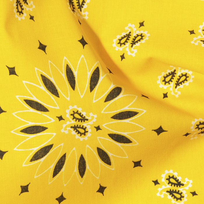 PAISLEY BANDANNA YELLOW