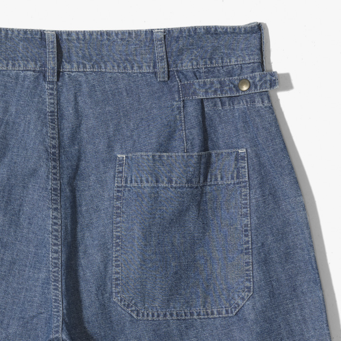 BRANDO 315 FATIGUE SHORT WASHED BLUE