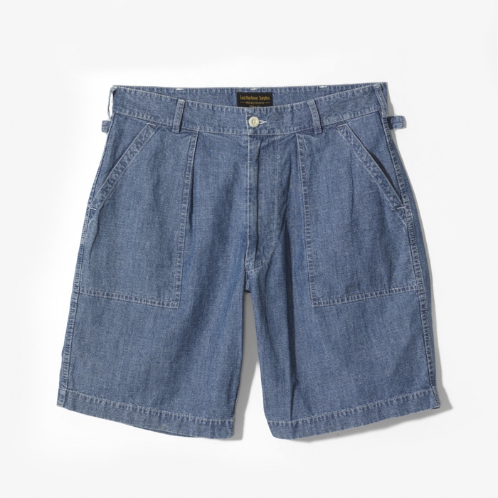 BRANDO 315 FATIGUE SHORT WASHED BLUE