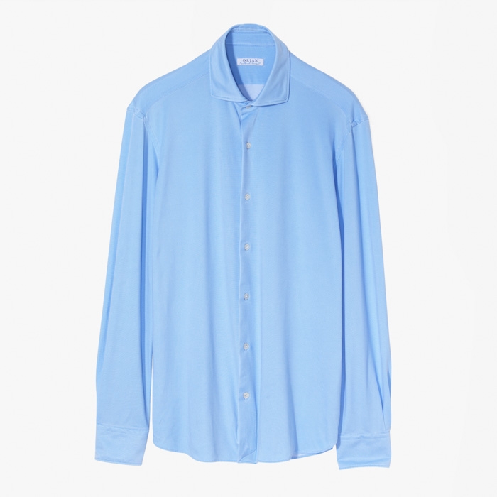 ACTIVE SLIM SHIRT(SOILD) LIGHT BLUE