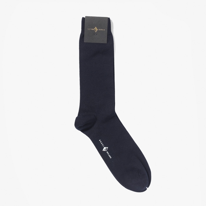 MEN SHORT SOCKS (SEA ISLAND COTTON) DARK NAVY