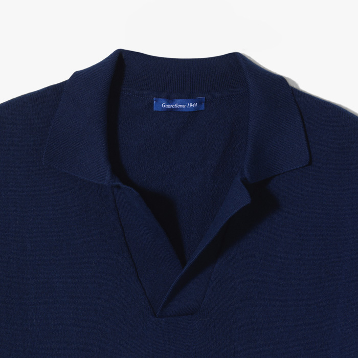 MC OPEN COLLAR POLO SHORT SLEEVES NAVY