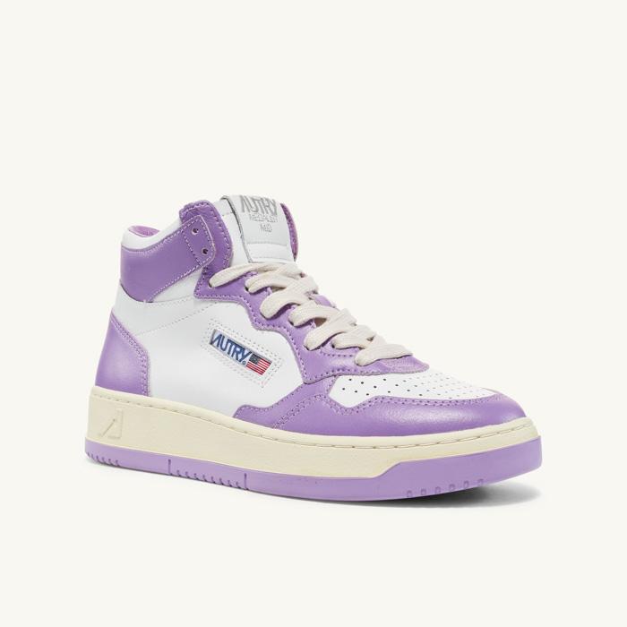 MEDALIST MID SNEAKERS WB (LEATHER/LEATHER) LAVENDER WB43 MID