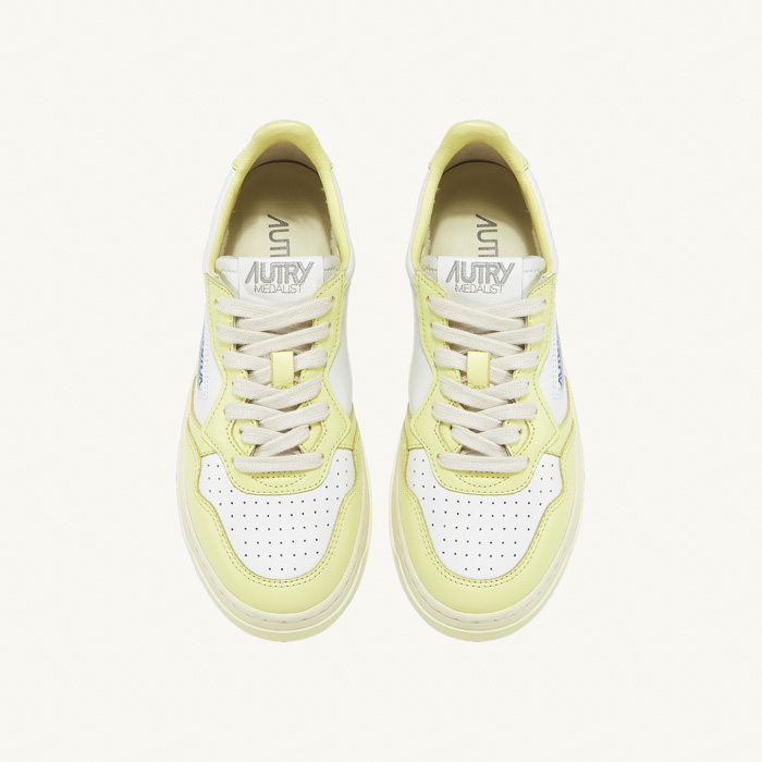 MEDALIST SNEAKERS WB (LEATHER/LEATHER) LIGHT YELLOW WB36