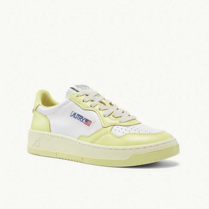 MEDALIST SNEAKERS WB (LEATHER/LEATHER) LIGHT YELLOW WB36