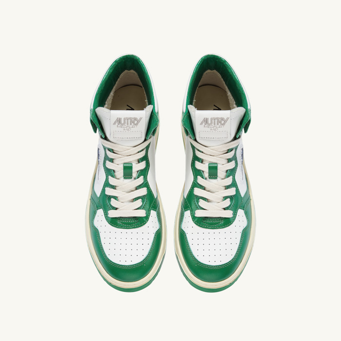 MEDALIST MID SNEAKERS WB (LEATHER/LEATHER) GREEN WB03 MID