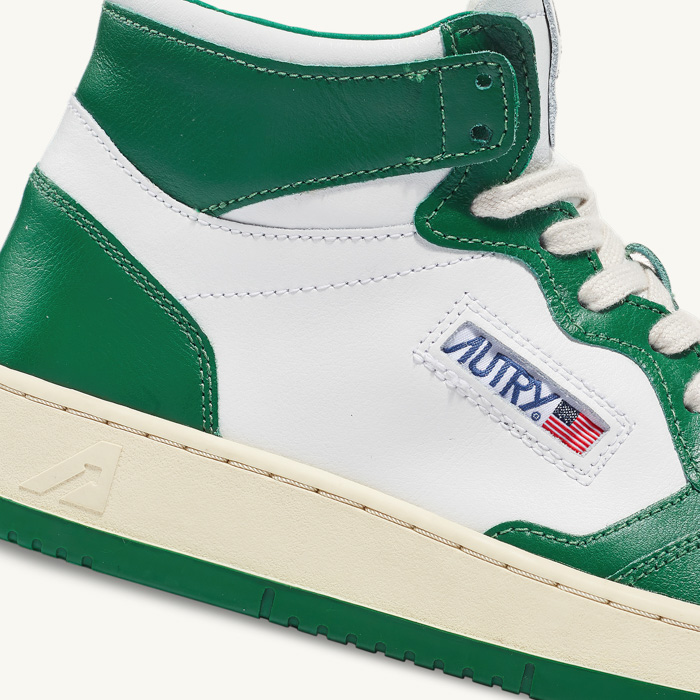 MEDALIST MID SNEAKERS WB (LEATHER/LEATHER) GREEN WB03 MID