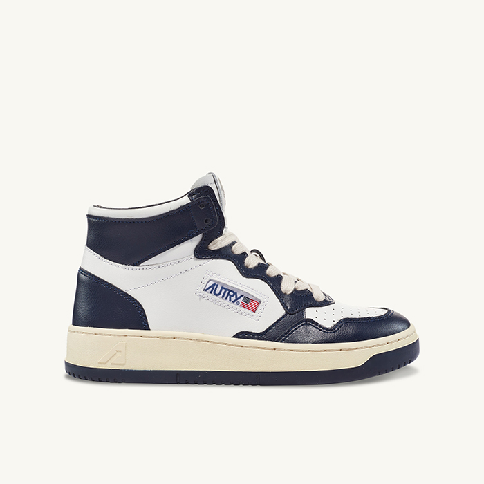 MEDALIST MID SNEAKERS WB (LEATHER/LEATHER) NAVY WB04 MID