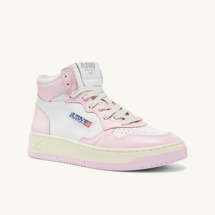 MEDALIST MID SNEAKERS WB (LEATHER/LEATHER) LIGHT PINK WB37 MID